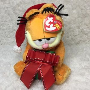 TY Happy Holidays Garfield Cat 2005